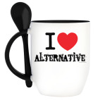 Кружка с ложкой