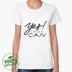 Женская футболка органик