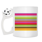 Кружка с футбольным мячиком