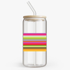 Банка с бамбуковой крышкой