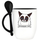 Кружка с ложкой