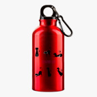 Металлическая бутылка 400 мл UV-DTF