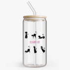 Банка с бамбуковой крышкой