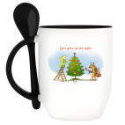 Кружка с ложкой