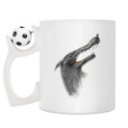 Кружка с футбольным мячиком