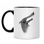 Кружка двухцветная