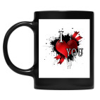 Кружка цветная UV-DTF