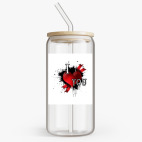 Банка с бамбуковой крышкой