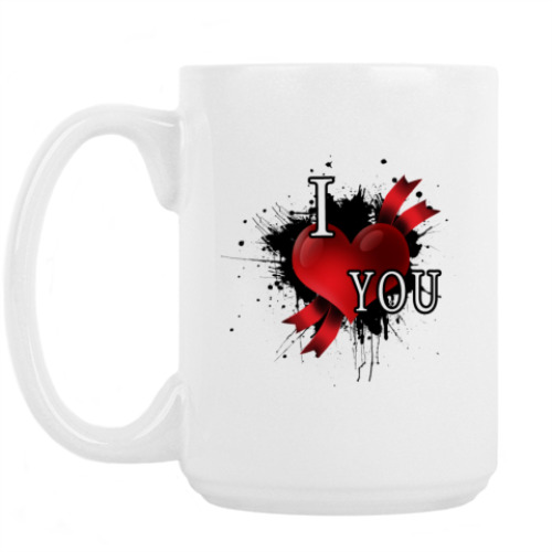 Кружка с принтом Love
