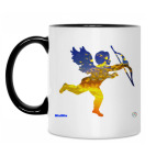 Кружка двухцветная