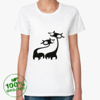 Женская футболка органик