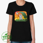 Женская футболка органик