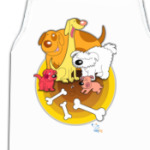 собаки на прогулке