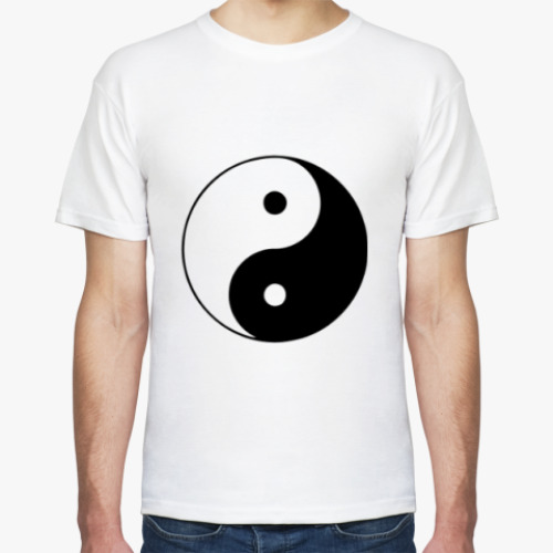 Футболка с принтом Инь-янь