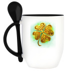 Кружка с ложкой