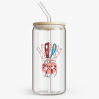 Банка с бамбуковой крышкой