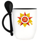 Кружка с ложкой