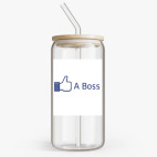 Банка с бамбуковой крышкой