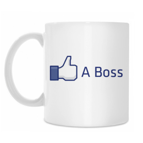 Кружка с принтом Like A Boss