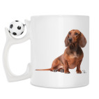 Кружка с футбольным мячиком