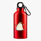 Металлическая бутылка 400 мл UV-DTF