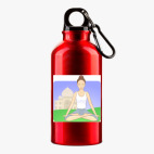 Металлическая бутылка 400 мл UV-DTF