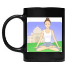 Кружка цветная UV-DTF