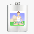 Фляжка стальная