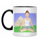 Кружка двухцветная