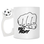 Кружка с футбольным мячиком