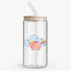 Банка с бамбуковой крышкой