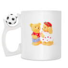 Кружка с футбольным мячиком