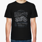 Классическая футболка Мотоцикл