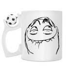 Кружка с футбольным мячиком