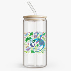 Банка с бамбуковой крышкой