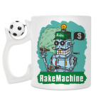 Кружка с футбольным мячиком