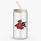 Банка с бамбуковой крышкой