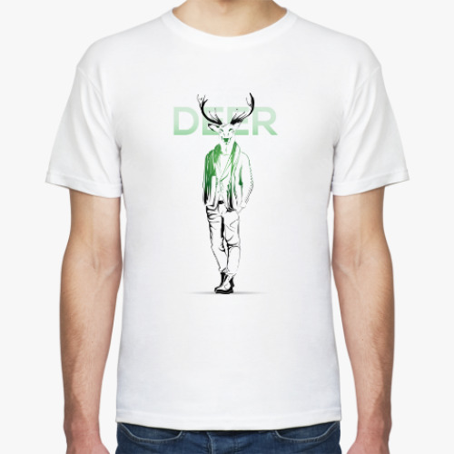 Футболка с принтом DeerMan