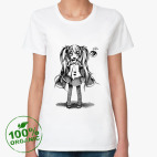 Женская футболка органик