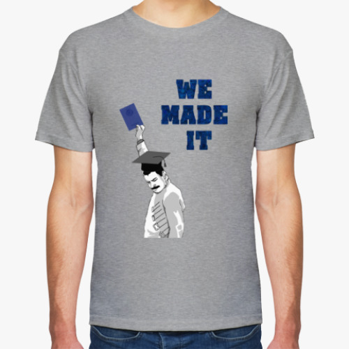 Футболка с принтом We made it