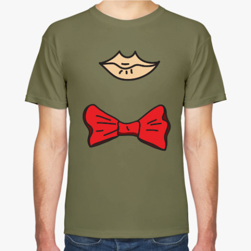 Футболка с принтом Образ с бабочкой