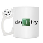 Кружка с футбольным мячиком