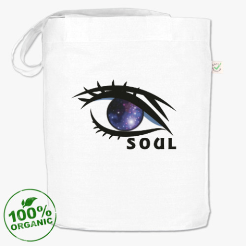 Сумка шоппер с принтом soul