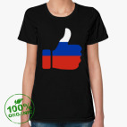 Женская футболка органик