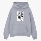 Толстовка худи оверсайз