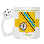 Кружка с футбольным мячиком