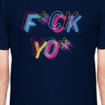 Multicolored Phrase Fuck you