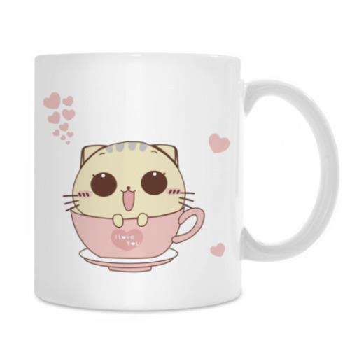 Кружка Няшный Котенок