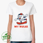 Женская футболка органик