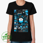 Женская футболка органик